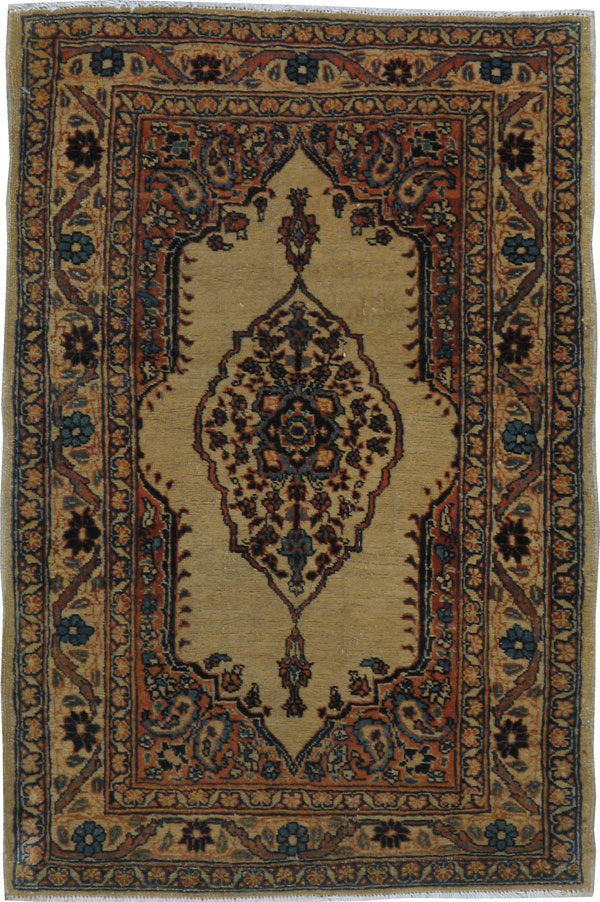 Antique Persian Tabriz Hagi Jalili Rug, No.20120 - Galerie Shabab