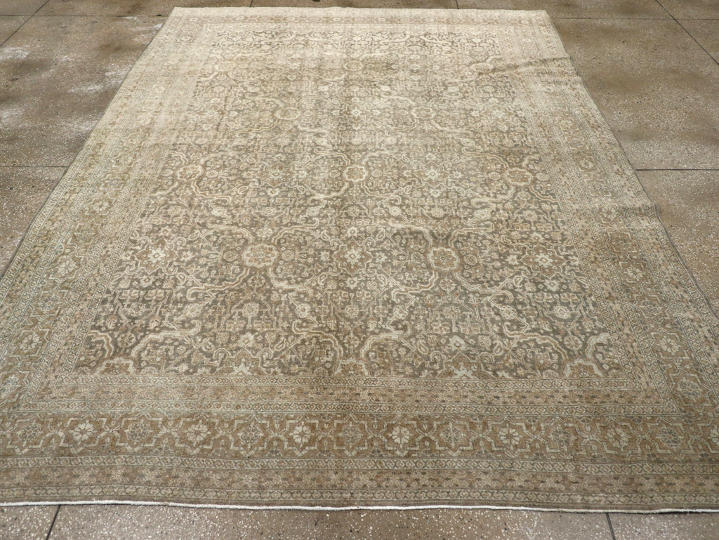 Antique Persian Tabriz Carpet, No.20159 - Galerie Shabab