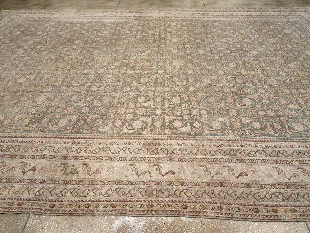 Antique Persian Malayer Oversize Carpet, No.20167 - Galerie Shabab