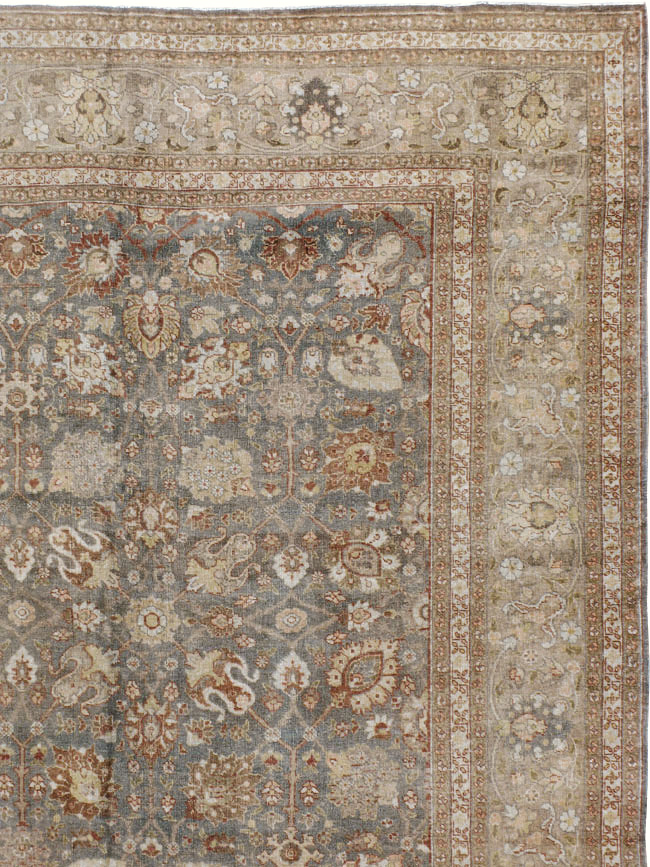 Antique Persian Tabriz Carpet, No.20173 - Galerie Shabab