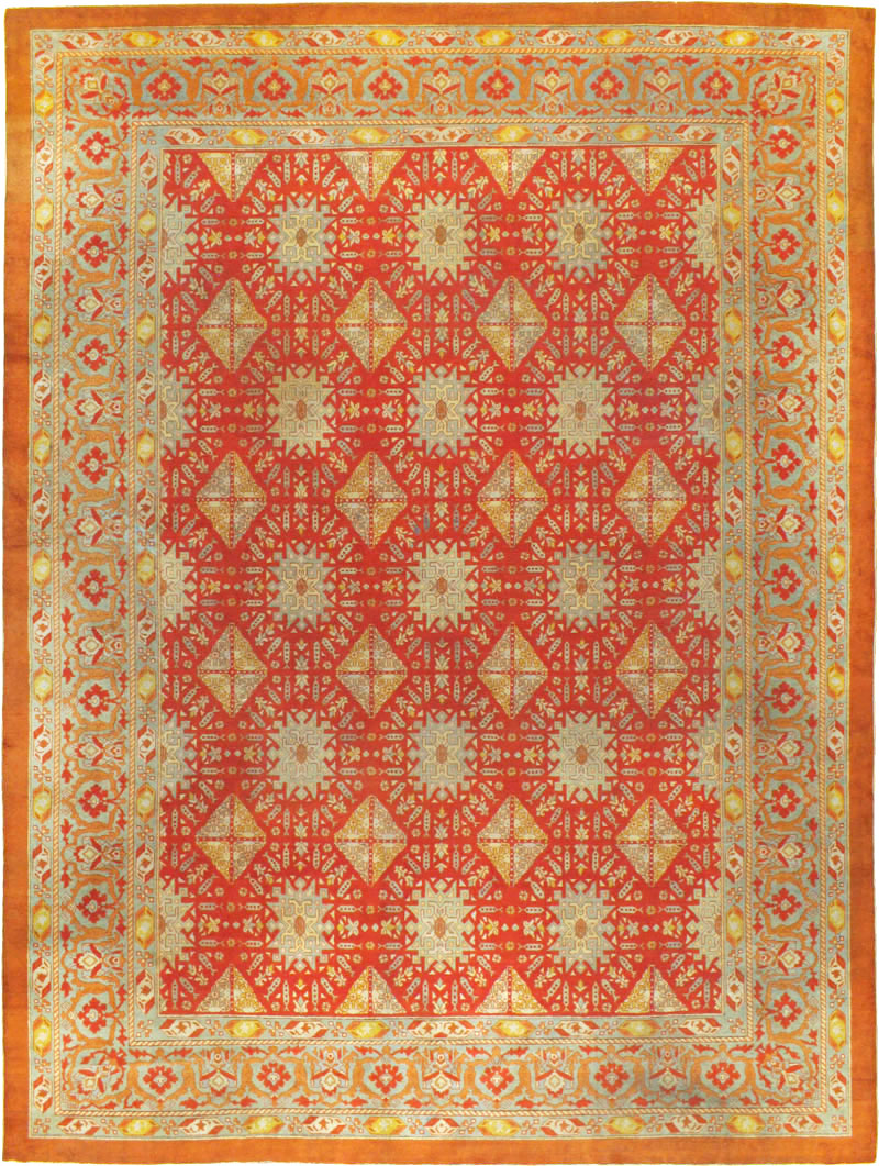 Antique Indian Amritsar Carpet, No.20175 - Galerie Shabab