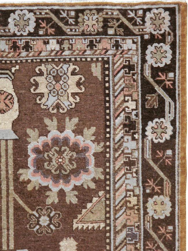 Antique East Turkestan Khotan Carpet, No.20263 - Galerie Shabab