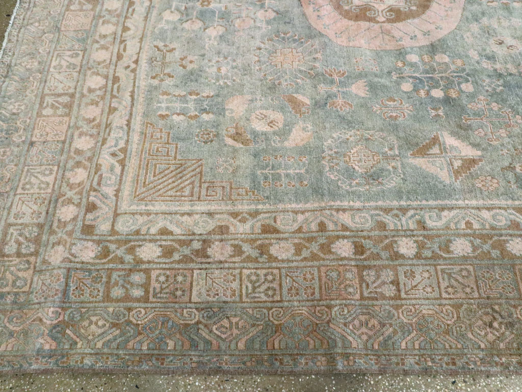 Antique East Turkestan Khotan Carpet, No.20277 - Galerie Shabab