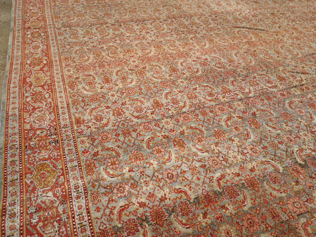 Antique Persian Senneh Carpet, No.20301 - Galerie Shabab