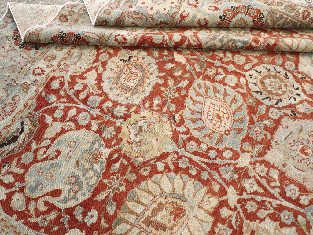 Antique Persian Tabriz Carpet, No.20304 - Galerie Shabab