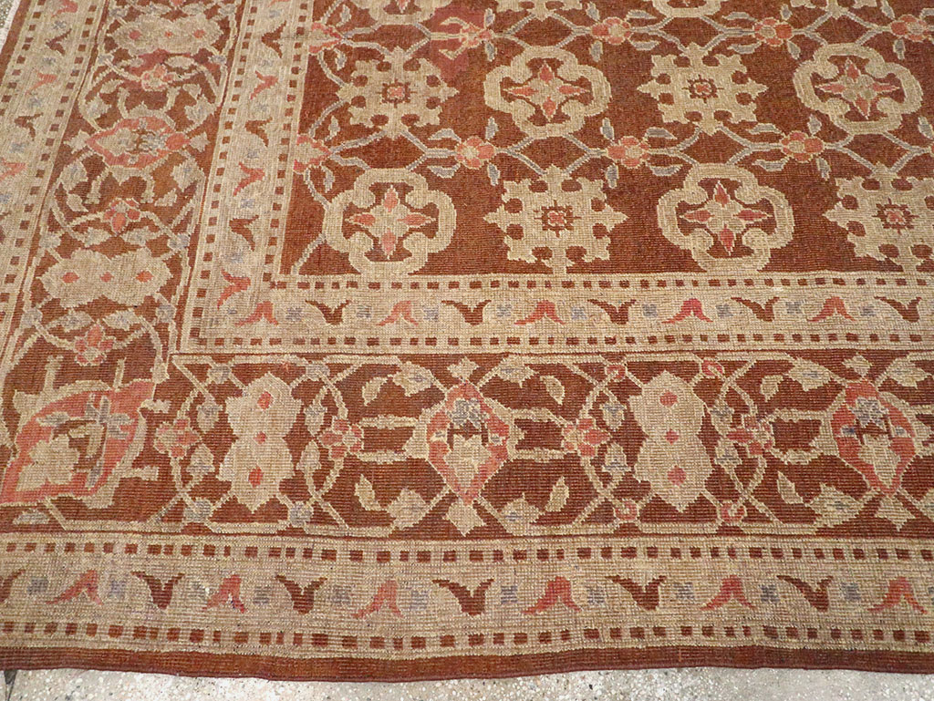 Vintage Indian Lahore Room Size Carpet, No.20307 - Galerie Shabab