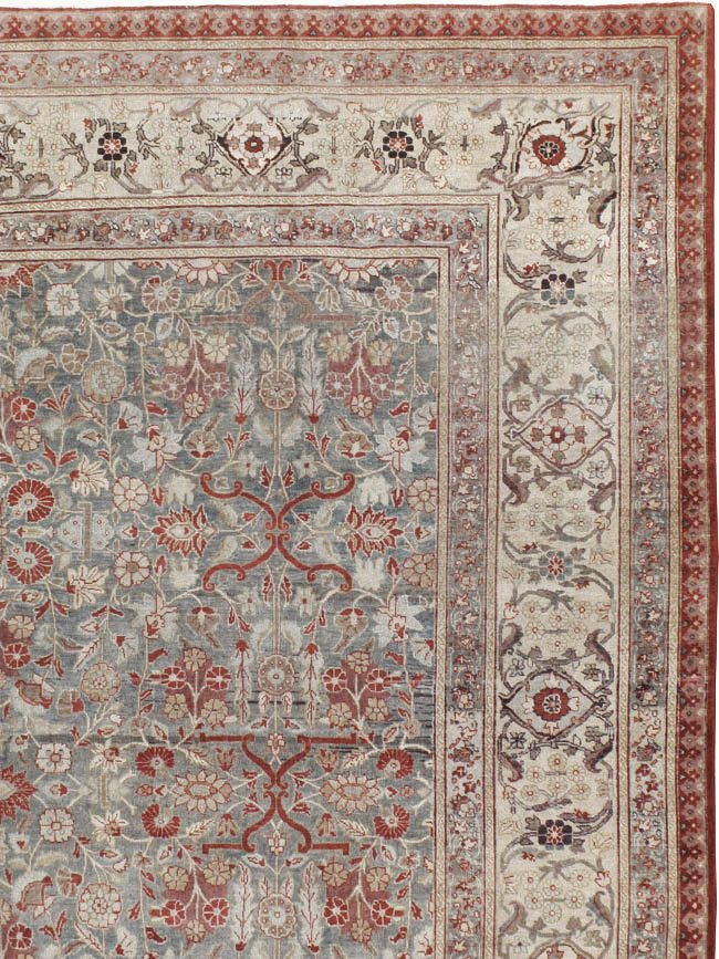 Antique Persian Tabriz Carpet, No.20338 - Galerie Shabab