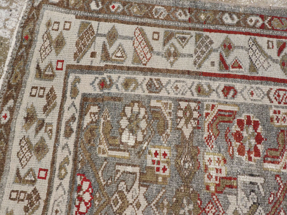 Vintage Persian Malayer Runner, No.20455 - Galerie Shabab