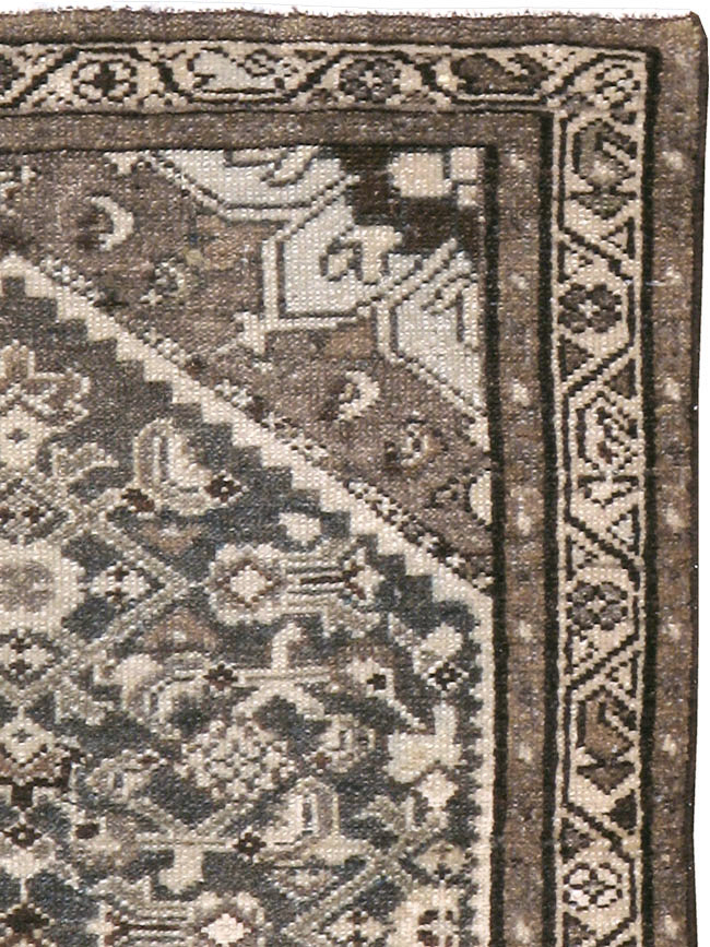 Vintage Persian Malayer Throw Rug, No.20513 - Galerie Shabab