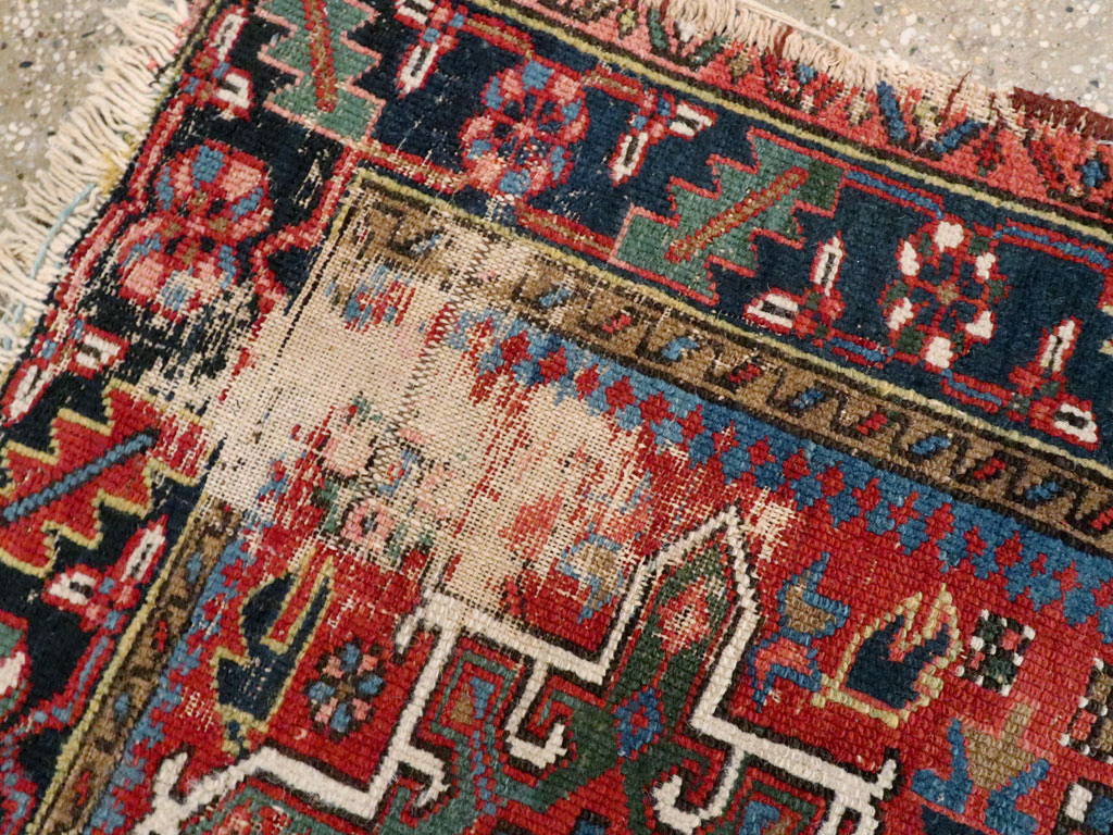 Antique Persian Karajeh Distressed Rug, No.20530 - Galerie Shabab