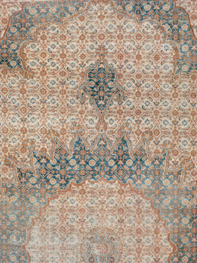 Vintage Persian Mashad Rug, No.20545 - Galerie Shabab