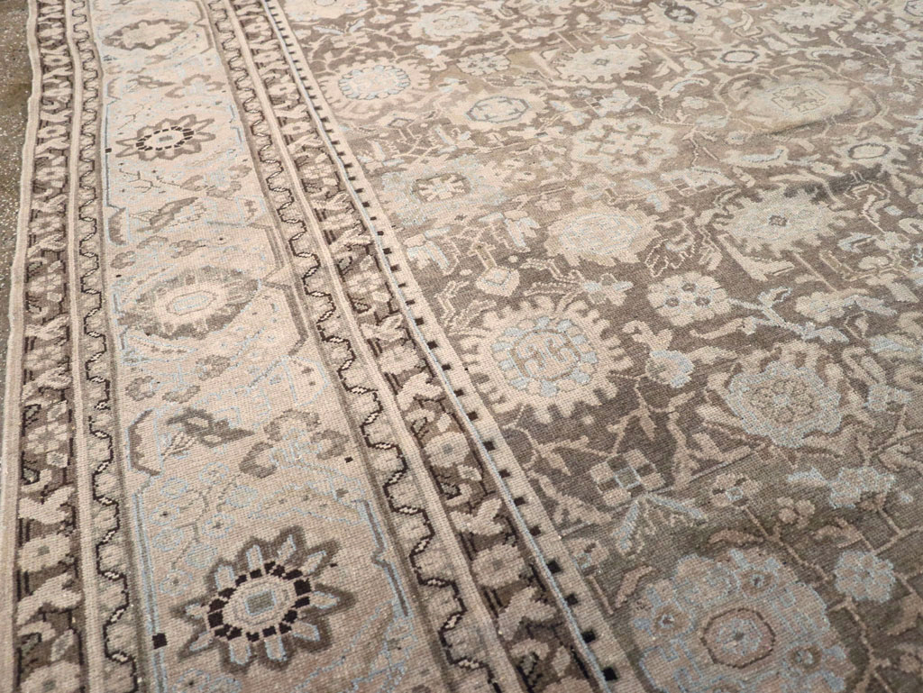 Vintage Persian Malayer Room Size Carpet, No.20565 - Galerie Shabab