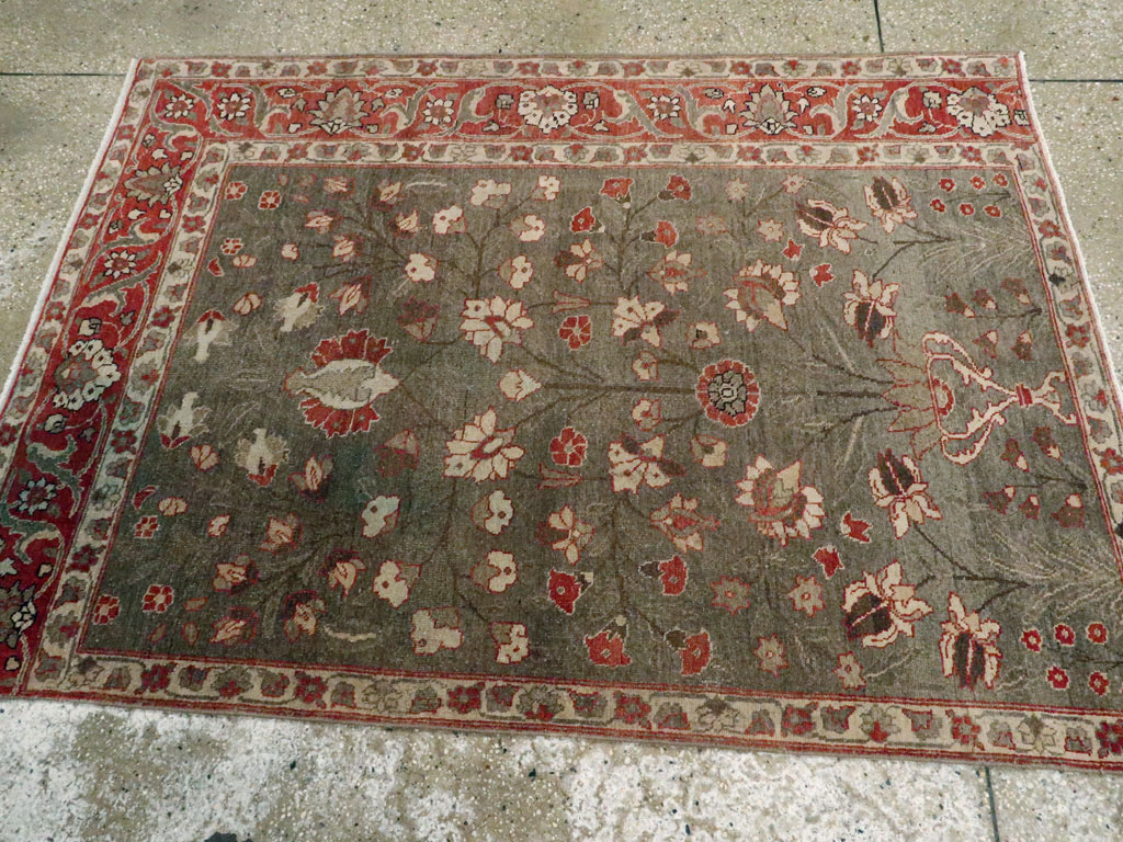 Antique Persian Tabriz Sampler Rug, No.20619 - Galerie Shabab