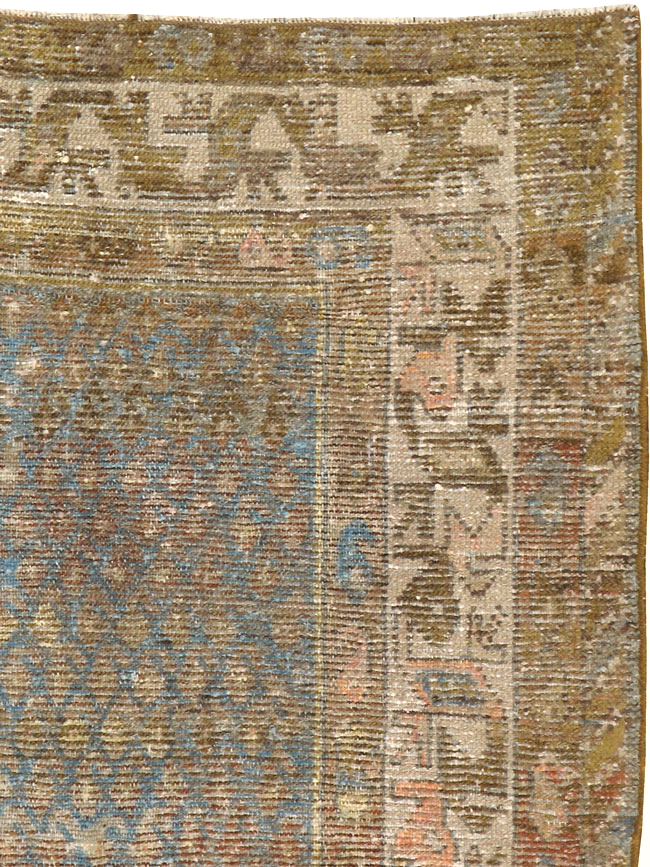 Antique Persian Malayer Distressed Rug, No.20647 - Galerie Shabab
