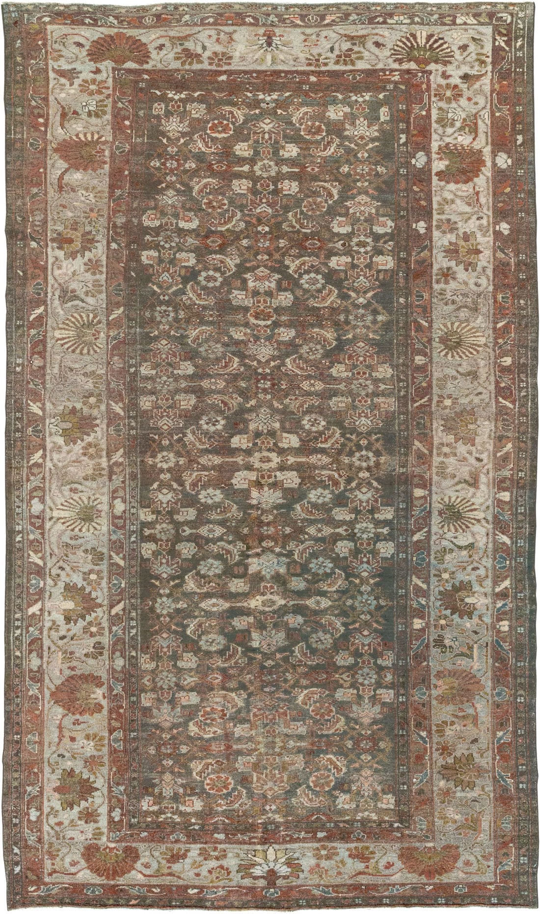 Antique Persian Malayer Gallery Carpet, No.20686 - Galerie Shabab