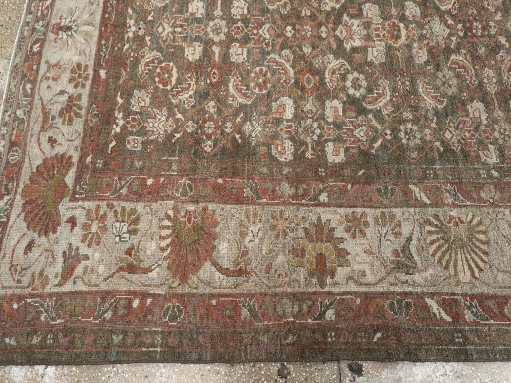 Antique Persian Malayer Gallery Carpet, No.20686 - Galerie Shabab