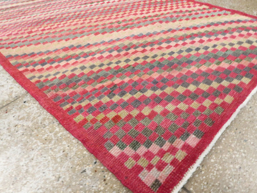 Vintage Turkish Anatolian Throw Rug, No.20843 - Galerie Shabab