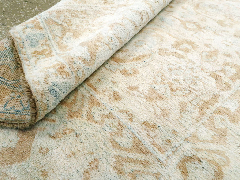 Vintage Indian Cotton Agra Rug, No.20938 - Galerie Shabab