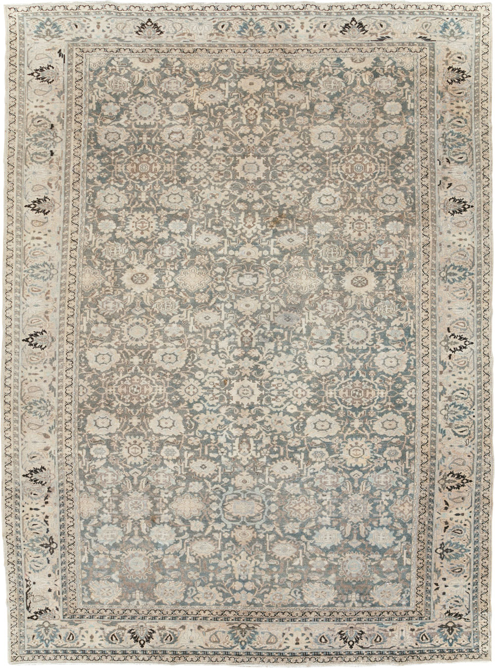 Vintage Persian Malayer Room Size Carpet, No.20972 - Galerie Shabab