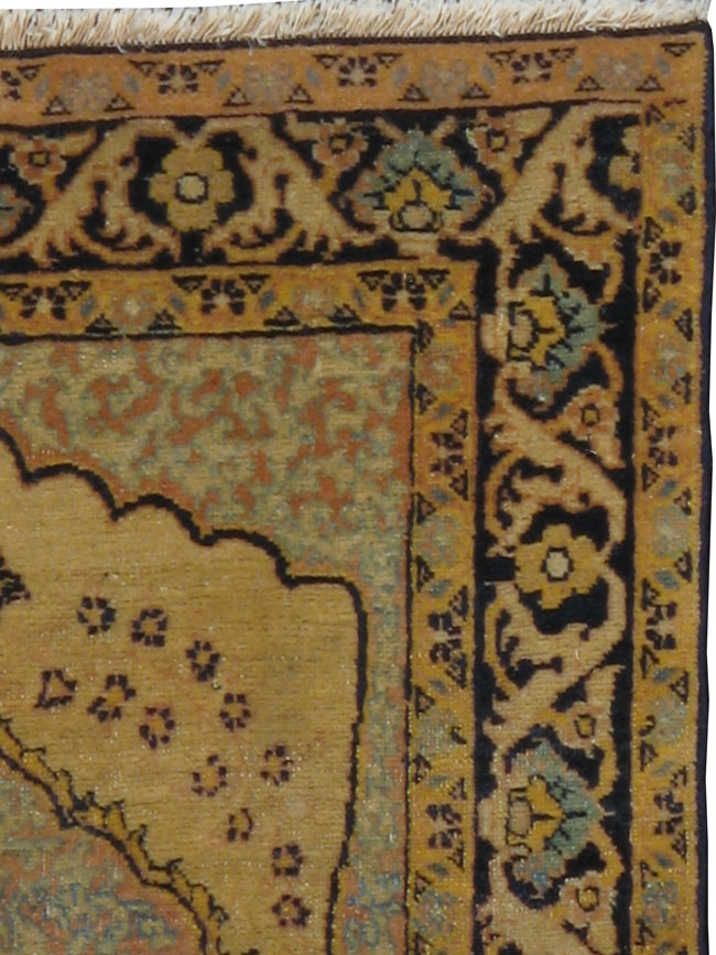 Antique Persian Tabriz Hagi Jalili Rug, No.21045 - Galerie Shabab