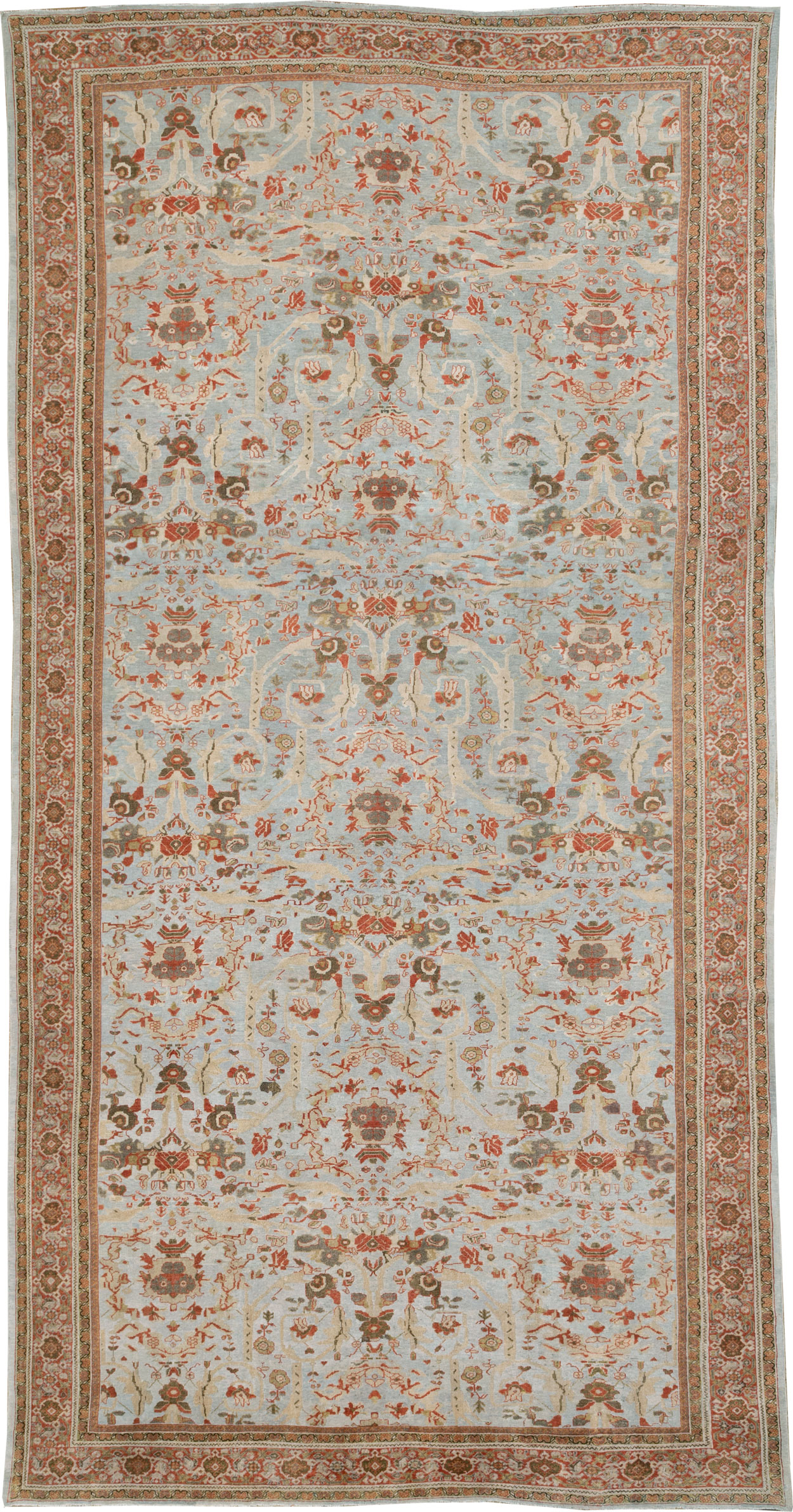 Antique Persian Mahal Carpet, No.21077 - Galerie Shabab