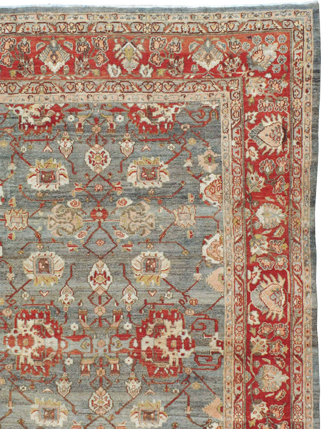 Antique Persian Bibikabad Carpet, No.21085 - Galerie Shabab