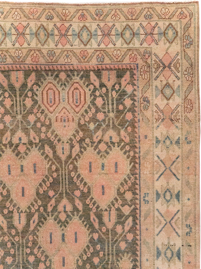 Vintage Persian Afshar Accent Rug, No.21291 - Galerie Shabab