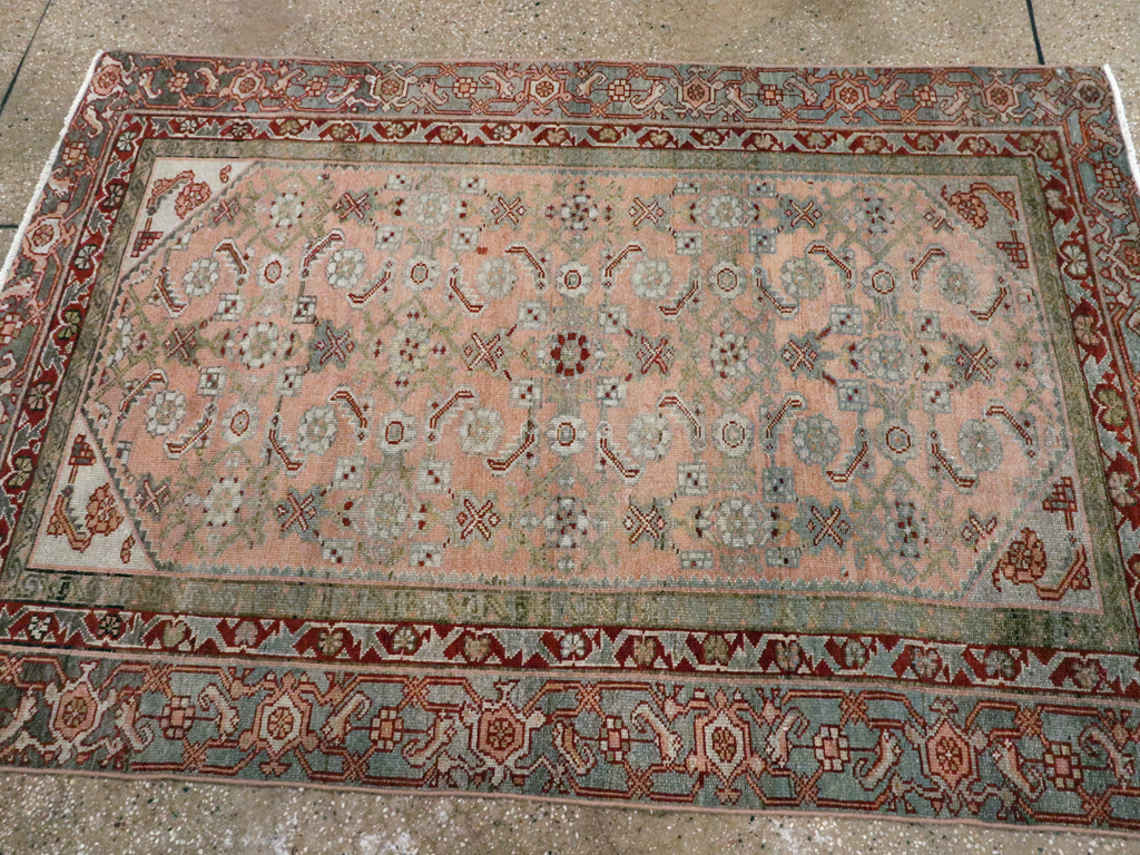 Antique Persian Malayer Throw Rug, No.21463 - Galerie Shabab