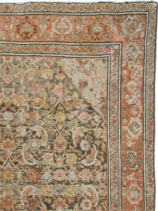 Vintage Persian Malayer Gallery Carpet, No.21562 - Galerie Shabab