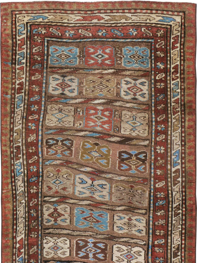 Antique Persian Kurdish Runner, No.21572 - Galerie Shabab