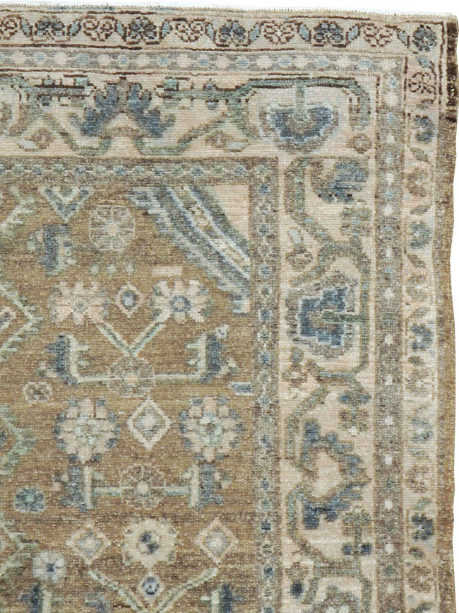 Vintage Persian Malayer Square Rug, No.21807 - Galerie Shabab
