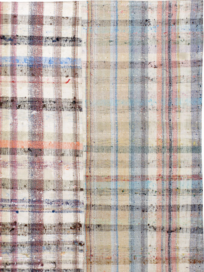 Vintage Turkish Flat-weave Kilim, No.21902 - Galerie Shabab