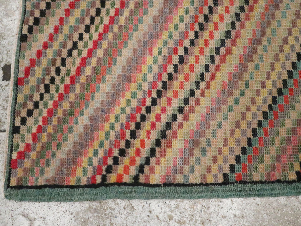 Vintage Turkish Anatolian Throw Rug, No.21933 - Galerie Shabab