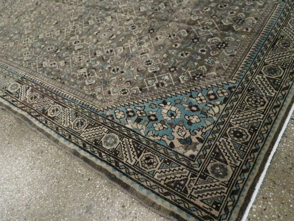 Vintage Persian Malayer Gallery Rug, No.21978 - Galerie Shabab