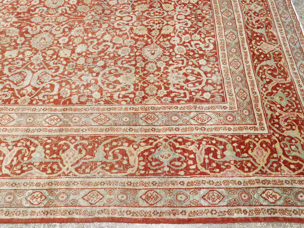 Antique Persian Tabriz Carpet, No.22015 - Galerie Shabab
