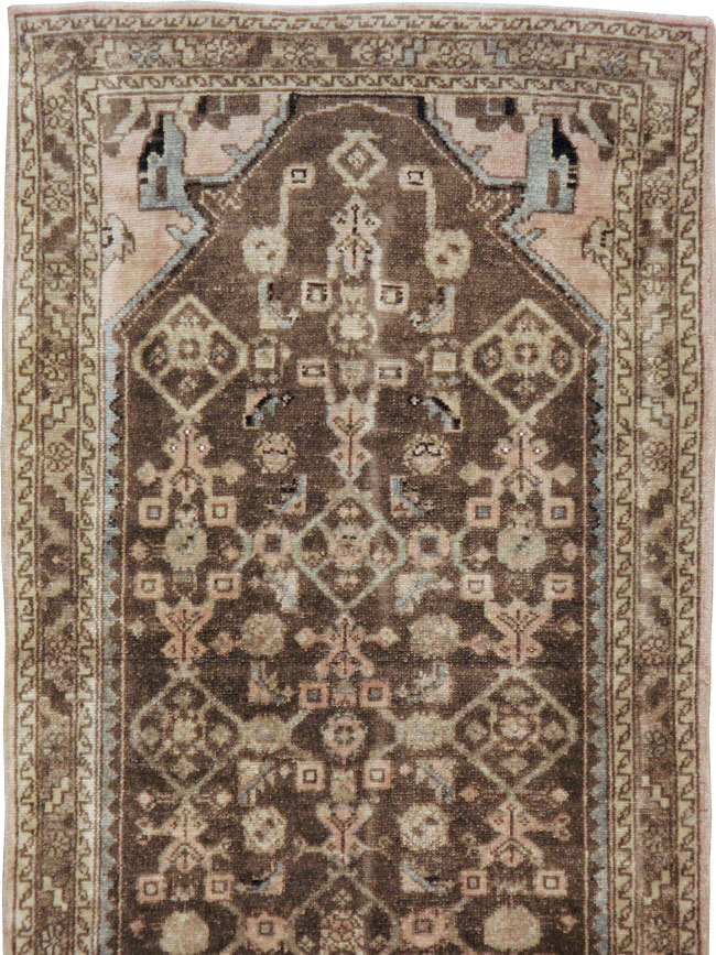 Vintage Persian Malayer Runner, No.22046 - Galerie Shabab