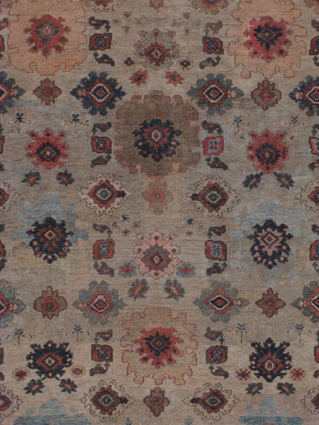 Antique Persian Mahal Carpet, No.22091 - Galerie Shabab