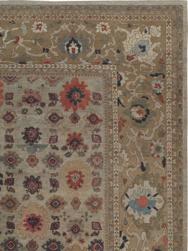Antique Persian Mahal Carpet, No.22091 - Galerie Shabab