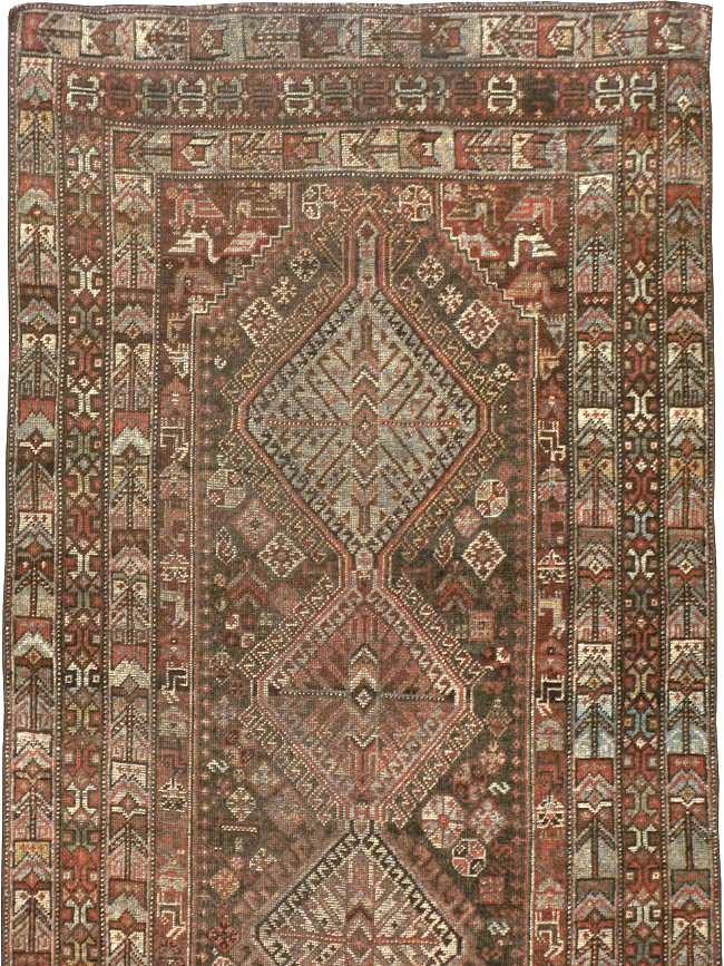 Vintage Persian Shiraz Runner, No.22093 - Galerie Shabab