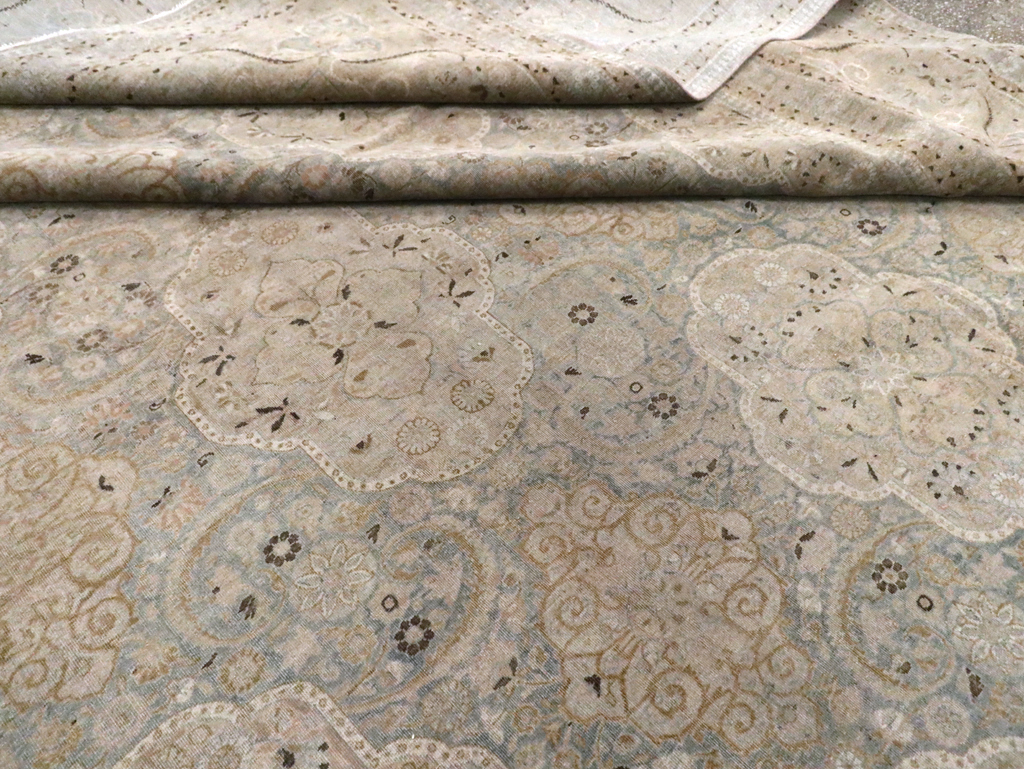 Vintage Persian Kashan Carpet, No.22122 - Galerie Shabab