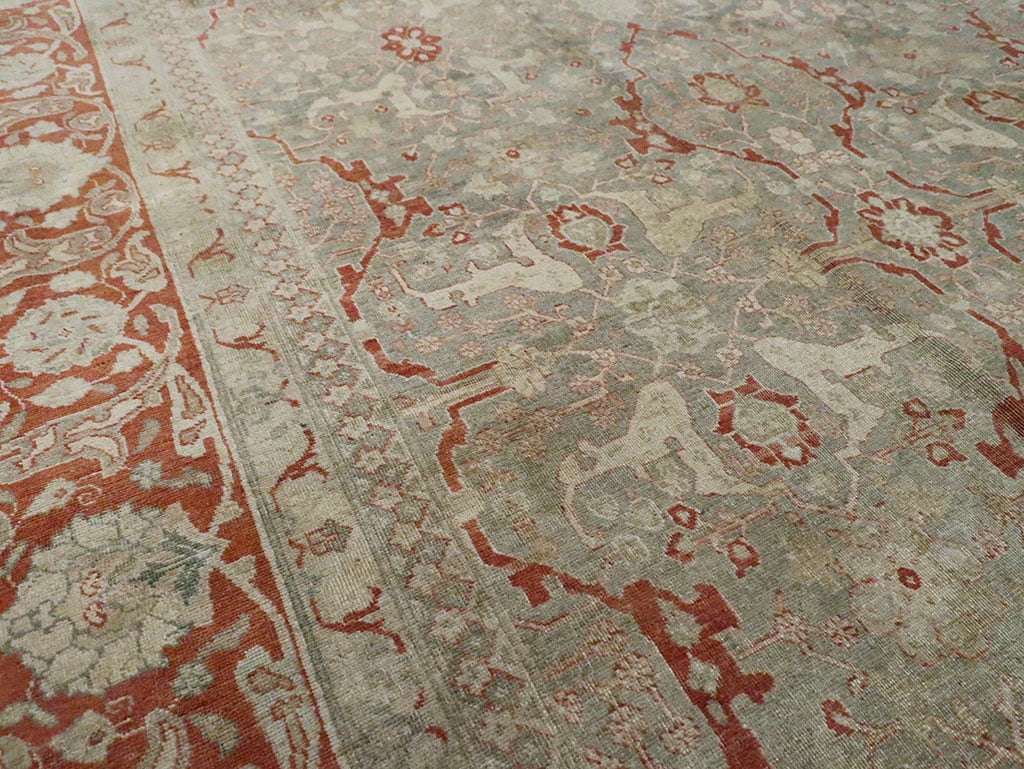 Antique Persian Tabriz Carpet, No.22141 - Galerie Shabab