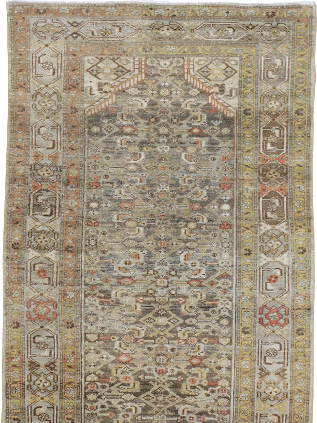 Vintage Persian Malayer Runner, No.22147 - Galerie Shabab