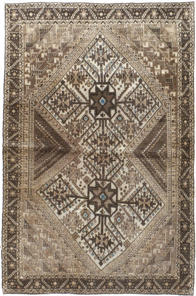 Vintage Persian Afshar Rug, No.22184 - Galerie Shabab