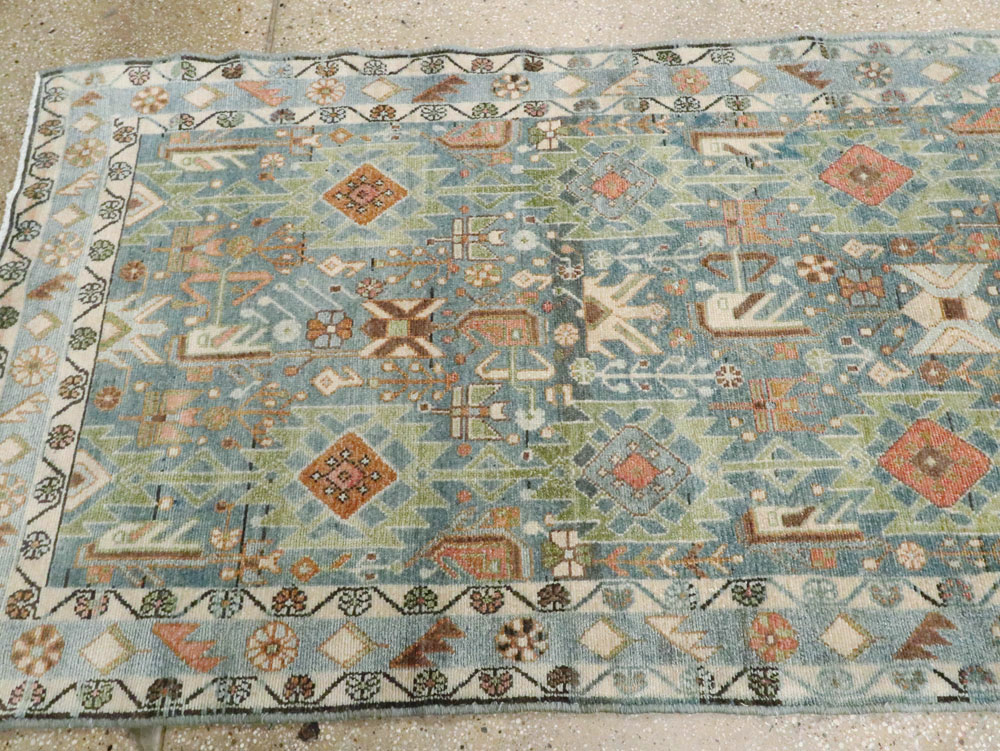 Vintage Persian Malayer Runner, No.22214 - Galerie Shabab
