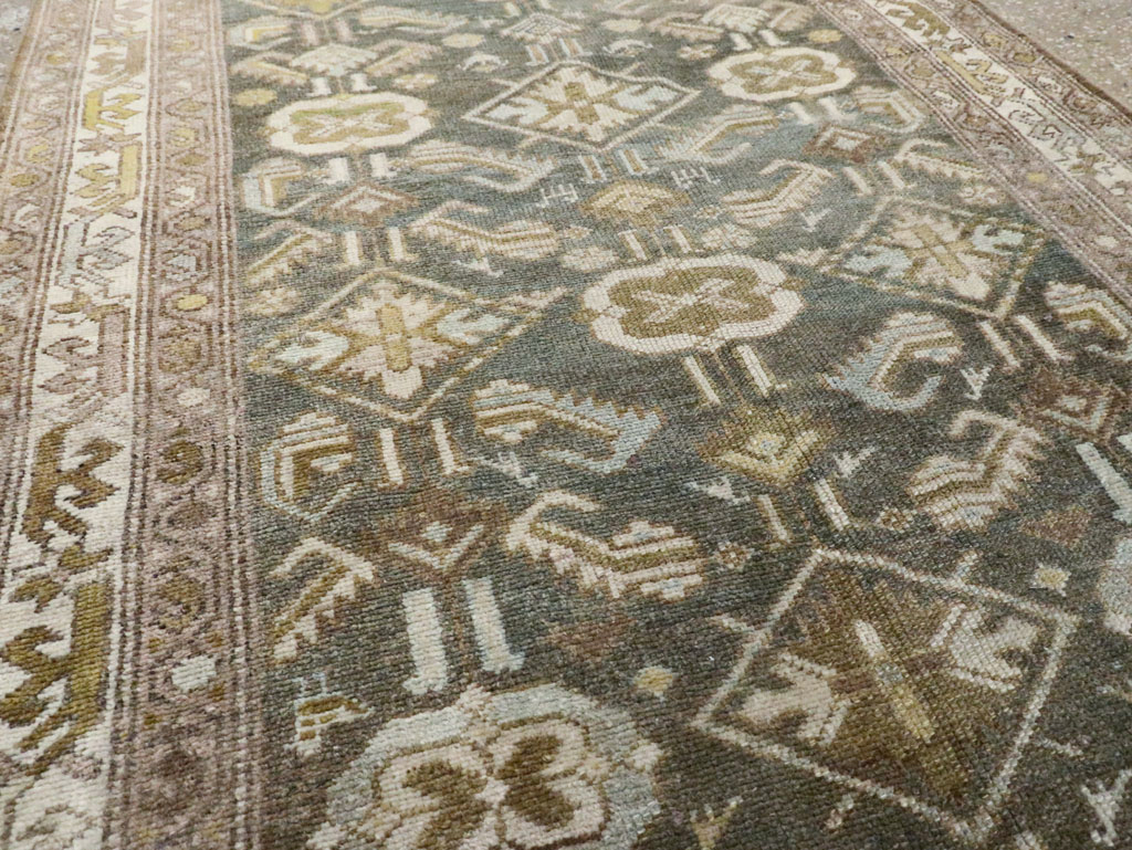 Vintage Persian Malayer Runner, No.22242 - Galerie Shabab