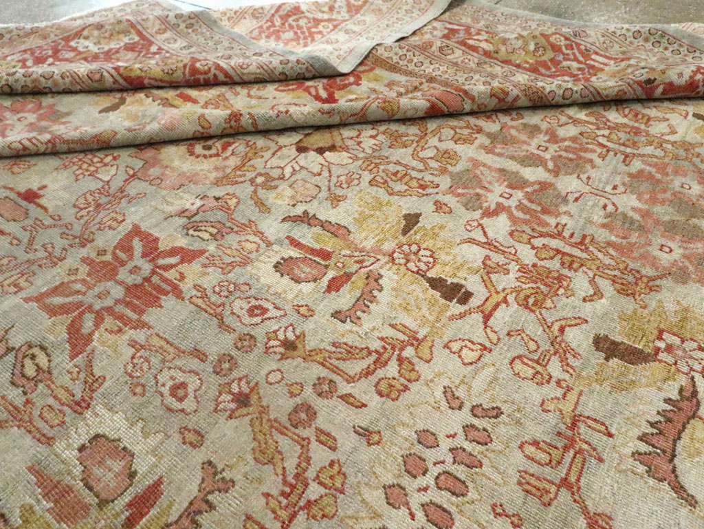 Antique Persian Mahal Carpet, No.22271 - Galerie Shabab