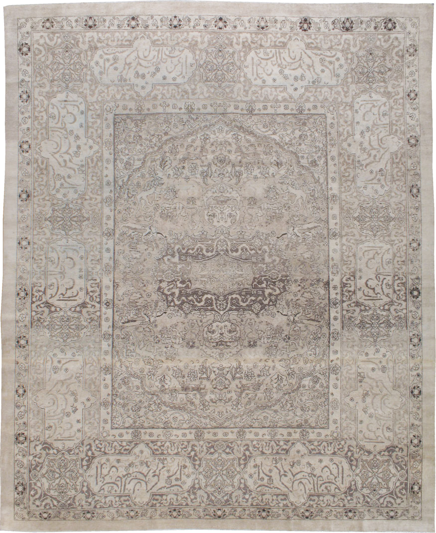 Vinitage Indian Amritsar Carpet, No.22272 - Galerie Shabab