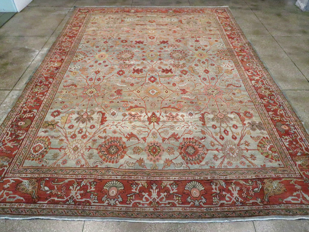 Antique Persian Mahal Carpet, No.22279 - Galerie Shabab