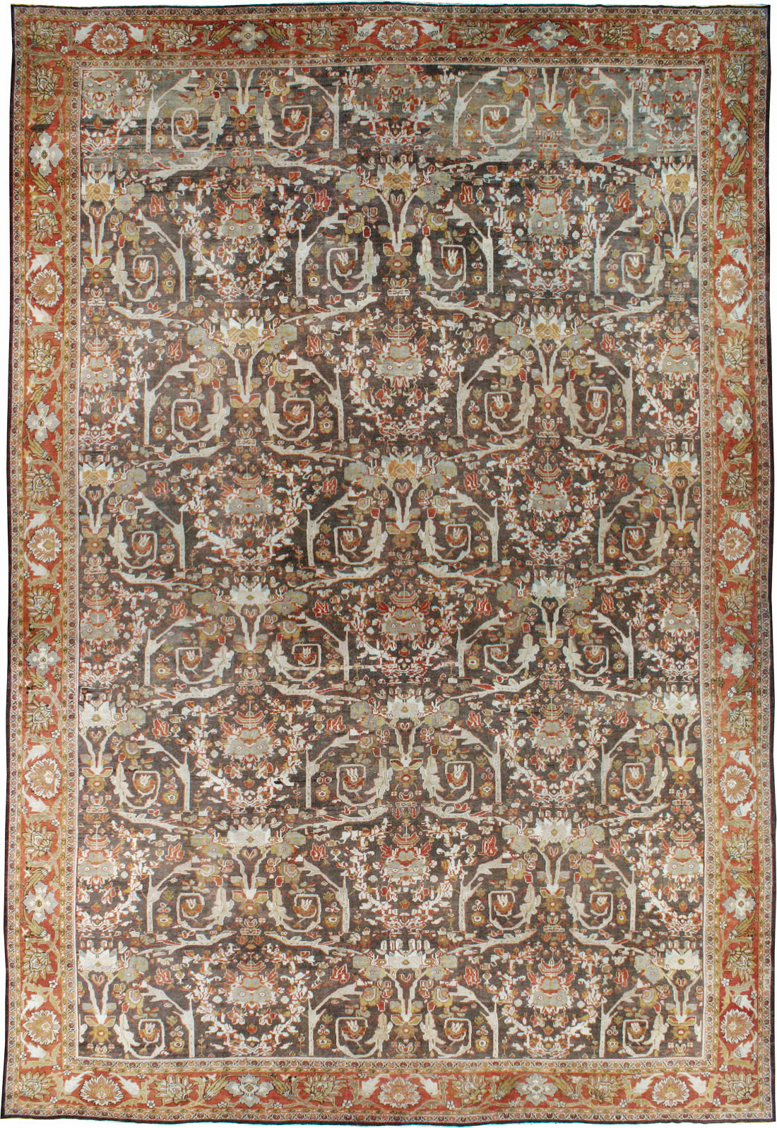 Antique Persian Mahal Carpet, No.22288 - Galerie Shabab