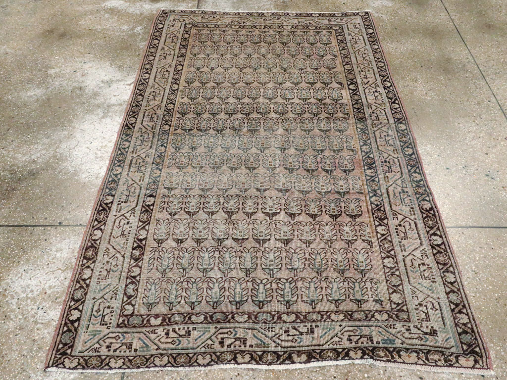 Vintage Persian Mahal Rug, No.22315 - Galerie Shabab
